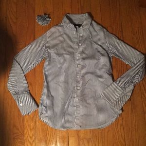 Banana Republic Button Down Pin Stripe Shirt